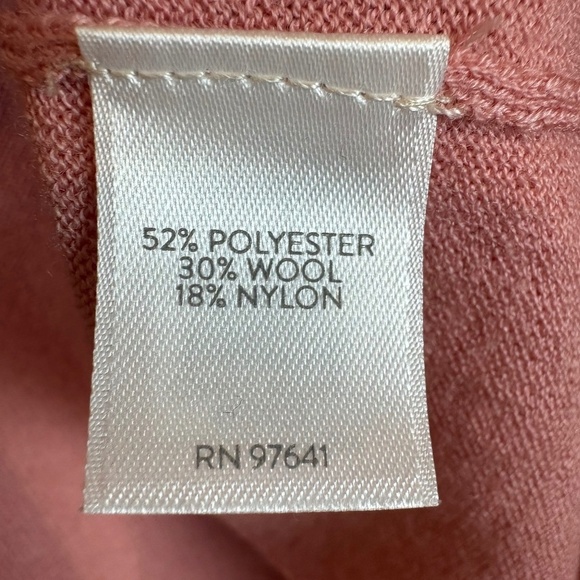 J. Jill Pink Lightweight 3 Front Button Closure Cardigan Sweater; Size S - Picture 8 of 9